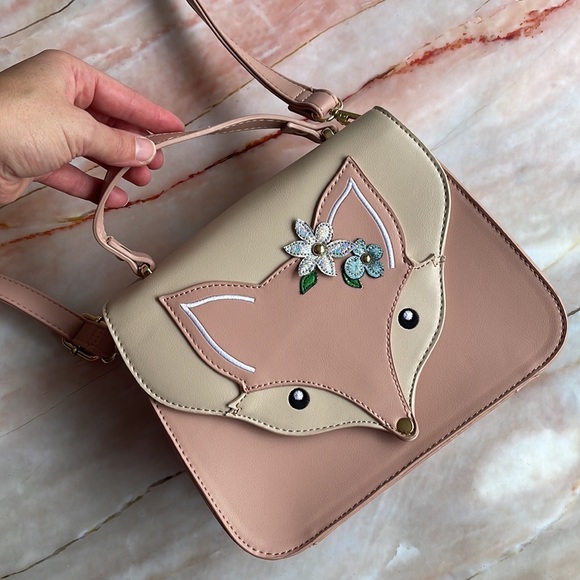 ERSTWILDER | Flora Fox Face Top Handle Bag - Picture 7 of 11